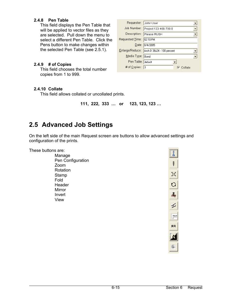 5 advanced job settings | Konica Minolta KIP 7000 User Manual | Page 171 / 294