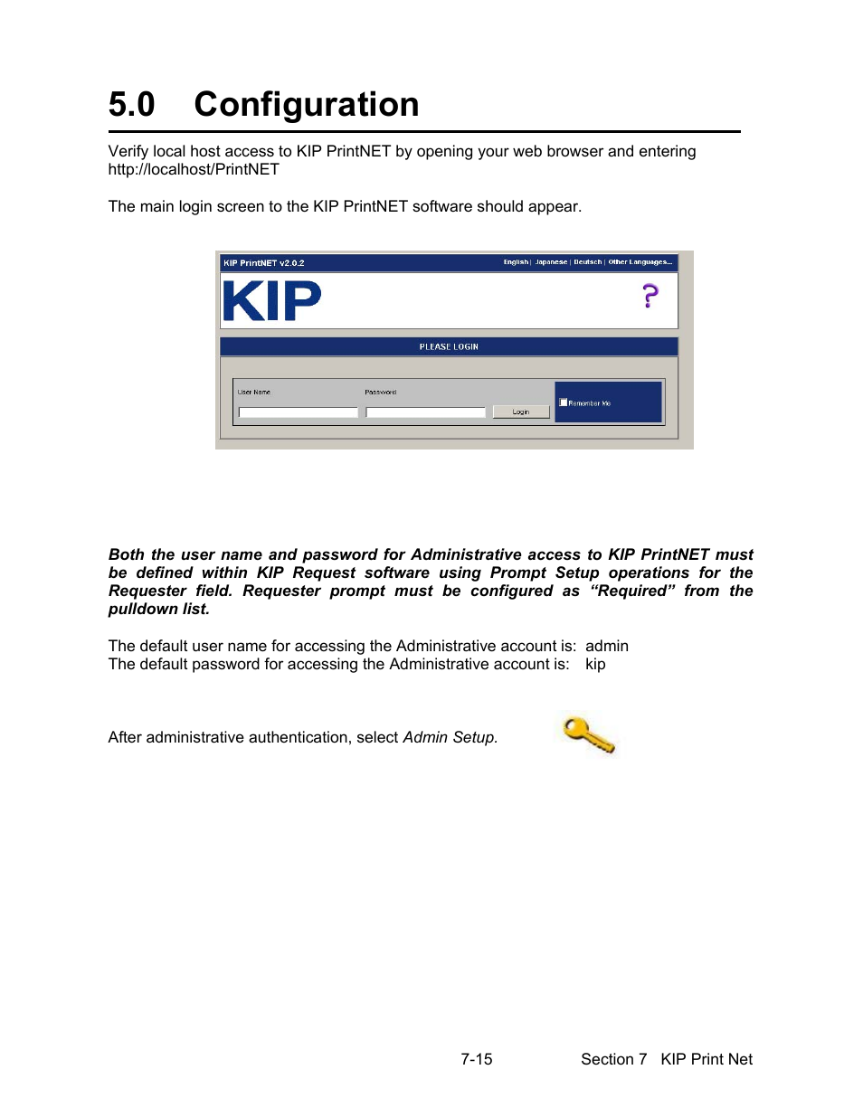 0 configuration | Konica Minolta KIP 7000 User Manual | Page 227 / 294