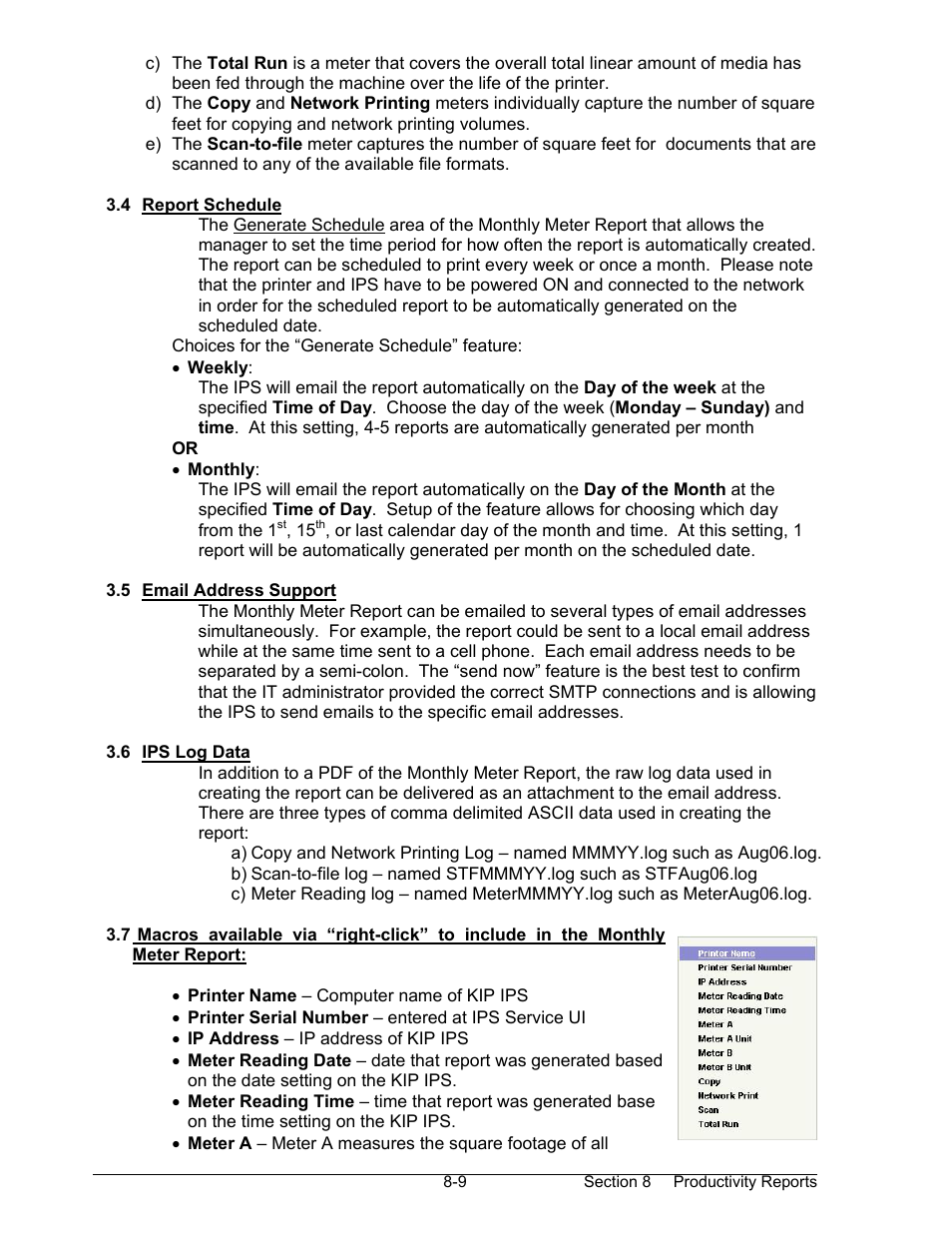 Konica Minolta KIP 7000 User Manual | Page 258 / 294