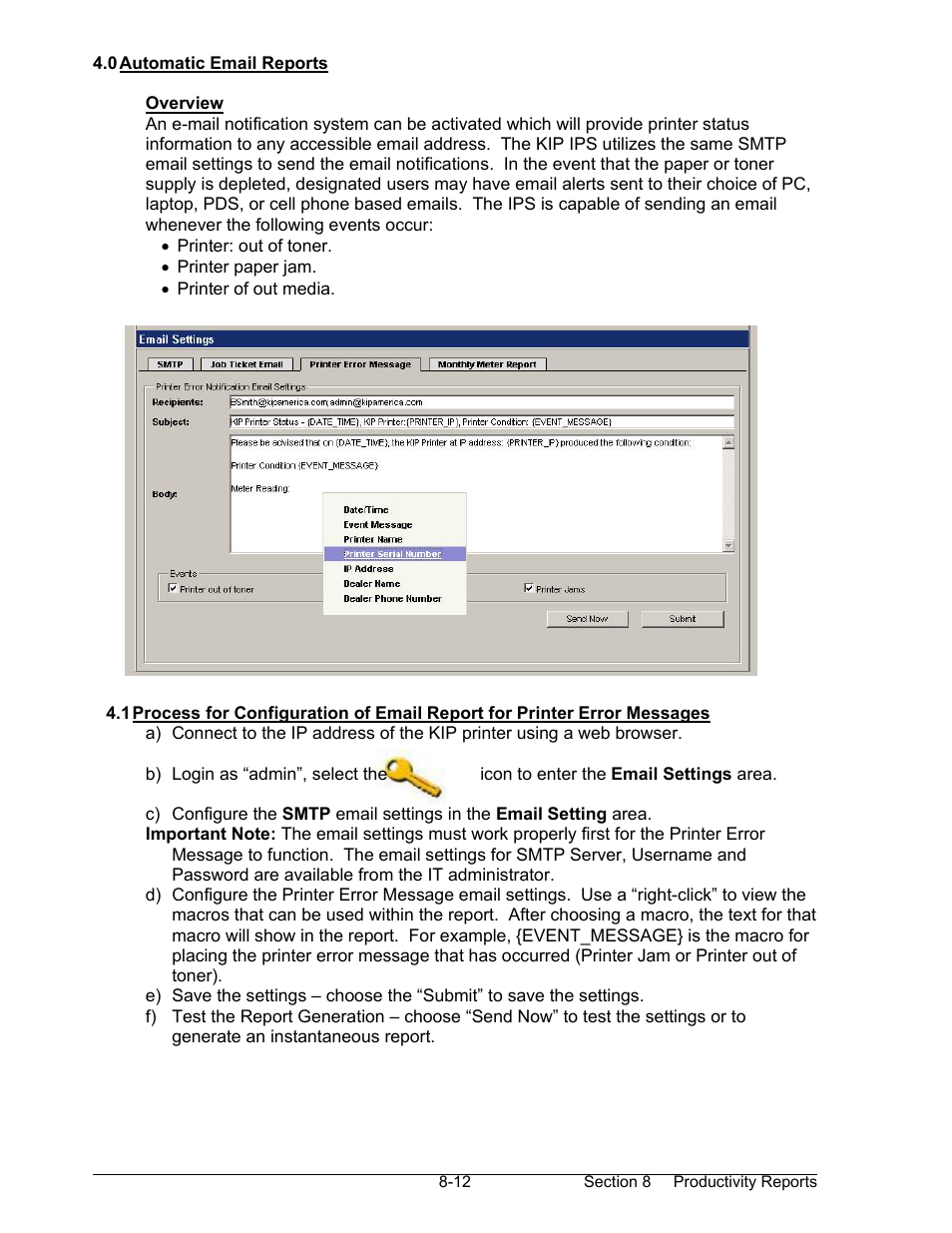 Konica Minolta KIP 7000 User Manual | Page 261 / 294