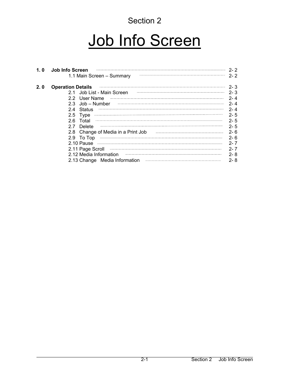 Job info screen | Konica Minolta KIP 7000 User Manual | Page 84 / 294