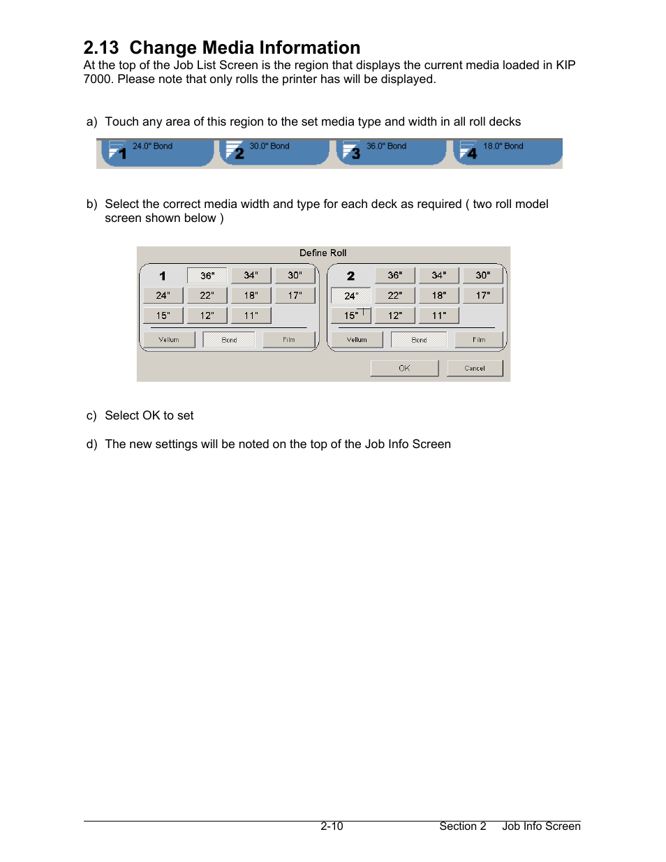 13 change media information | Konica Minolta KIP 7000 User Manual | Page 93 / 294