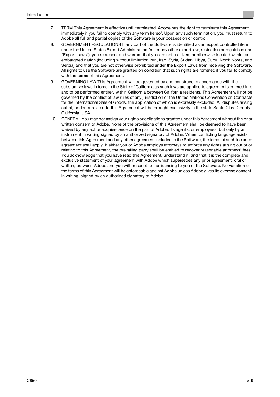 Konica Minolta bizhub C650 User Manual | Page 10 / 303