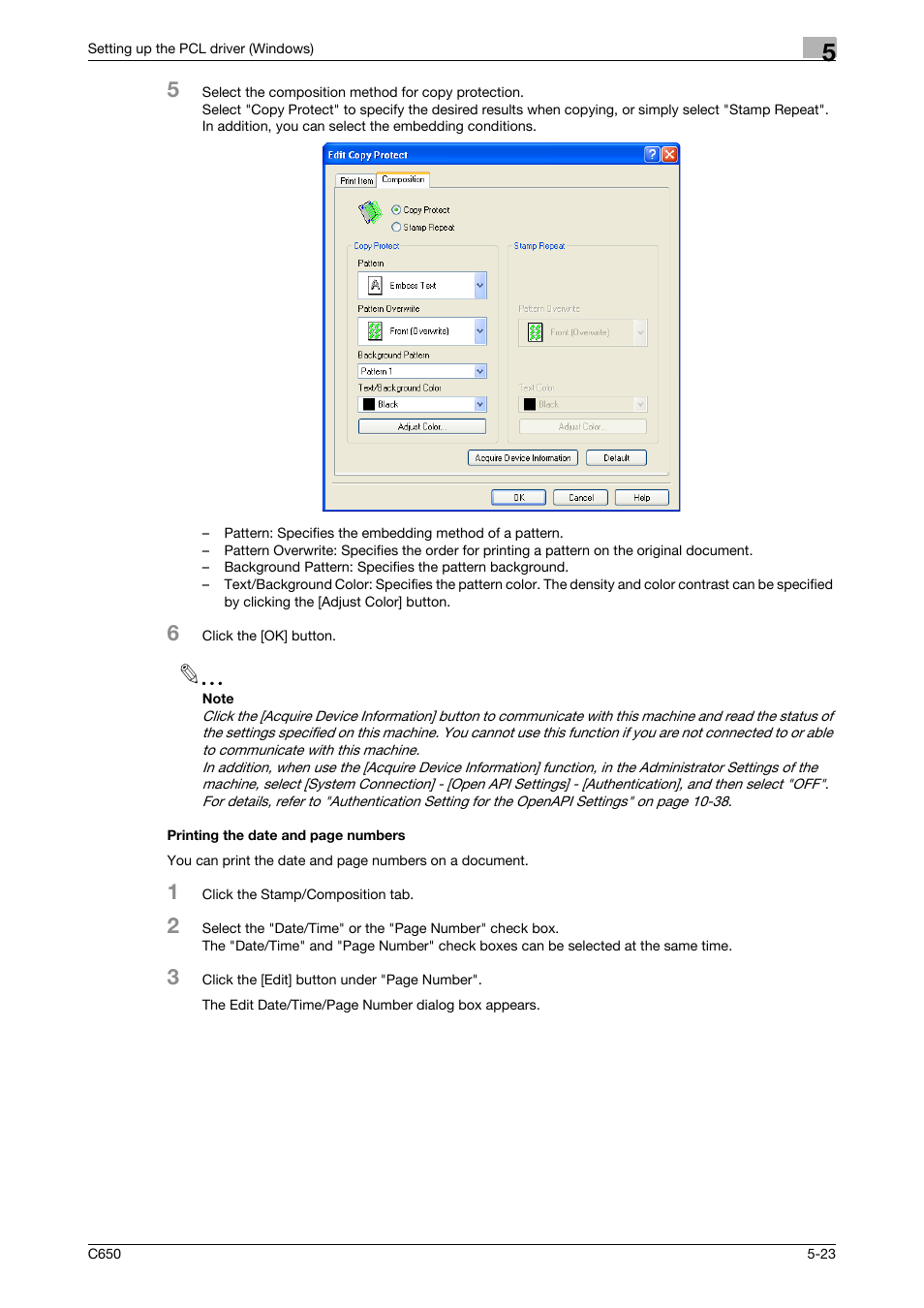 Konica Minolta bizhub C650 User Manual | Page 119 / 303