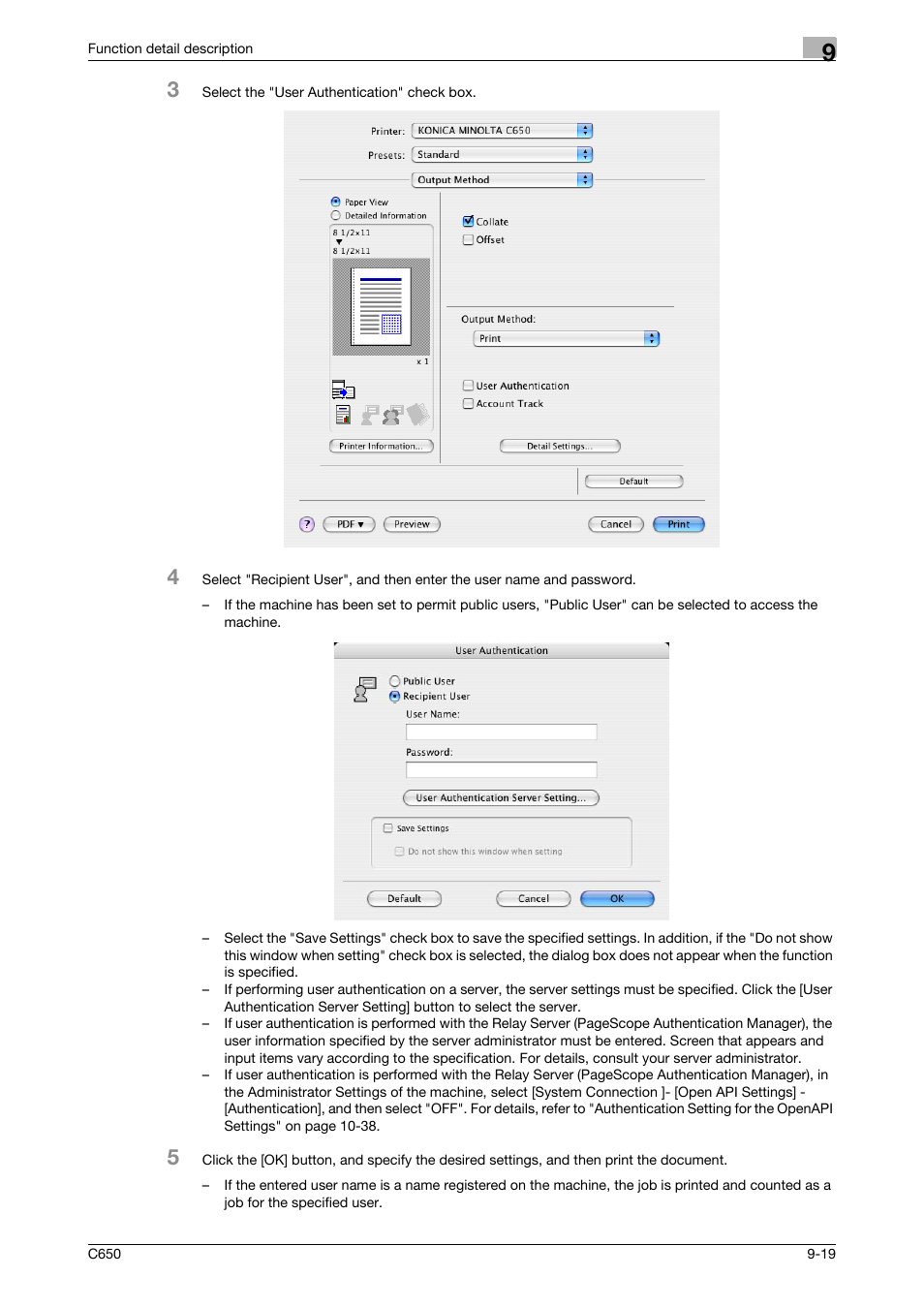 Konica Minolta bizhub C650 User Manual | Page 224 / 303