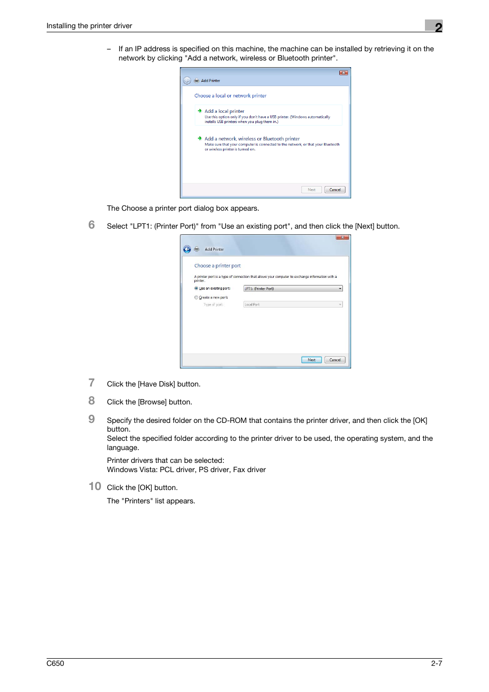 Konica Minolta bizhub C650 User Manual | Page 36 / 303