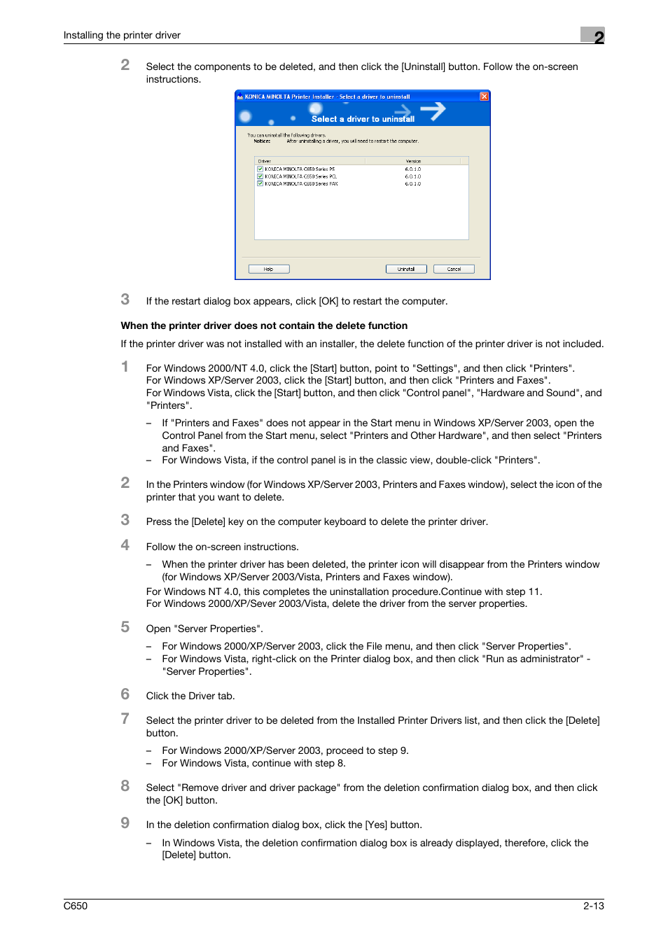 Konica Minolta bizhub C650 User Manual | Page 42 / 303