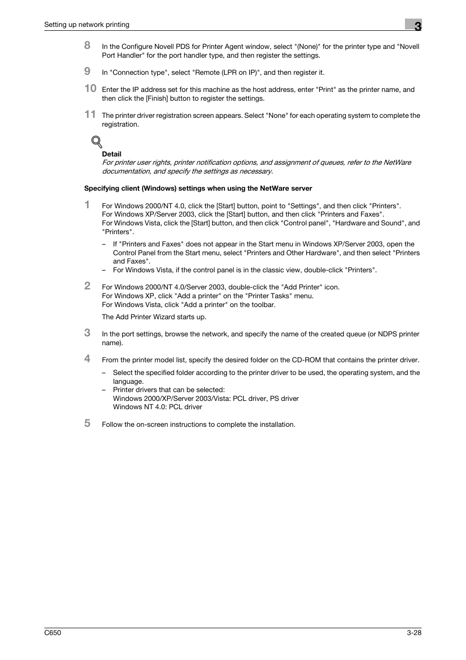 Konica Minolta bizhub C650 User Manual | Page 75 / 303