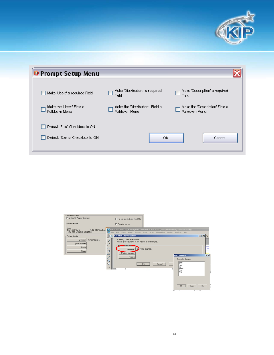 Kip autocad driver, Kip track system | Konica Minolta KIP 7700 User Manual | Page 17 / 34