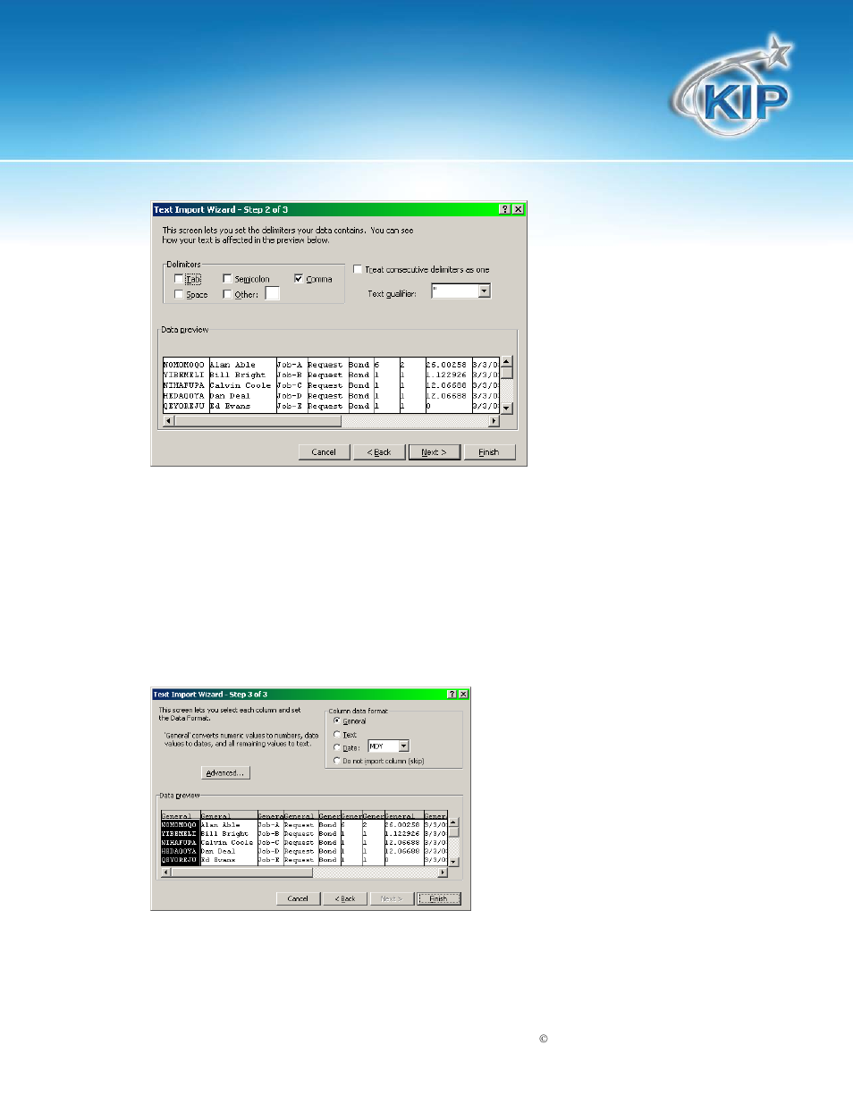 Kip track system | Konica Minolta KIP 7700 User Manual | Page 25 / 34