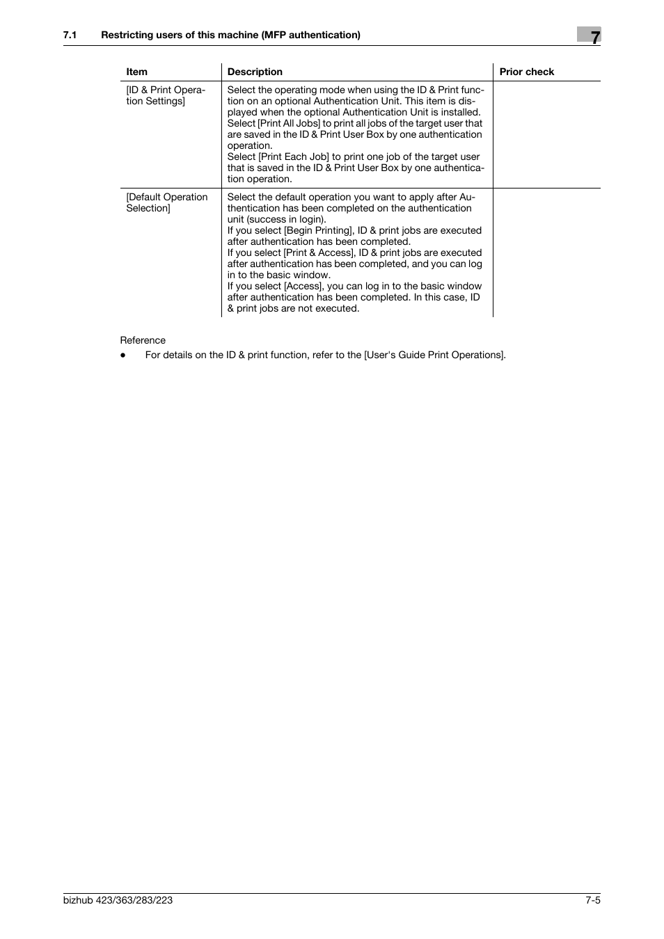 Konica Minolta BIZHUB 223 User Manual | Page 116 / 371