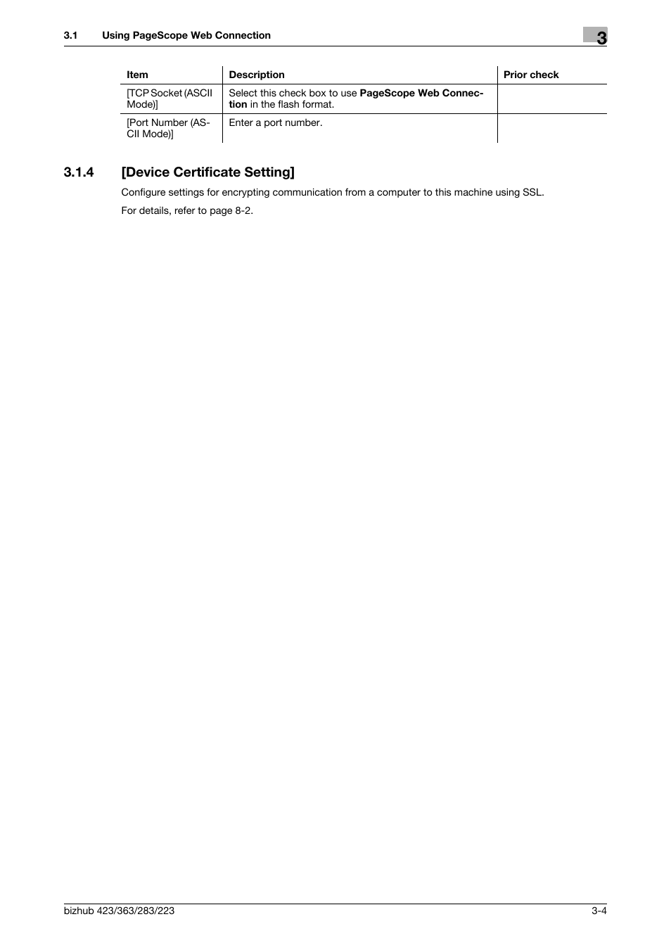 4 [device certificate setting, Device certificate setting] -4, Device certificate setting | Konica Minolta BIZHUB 223 User Manual | Page 29 / 371