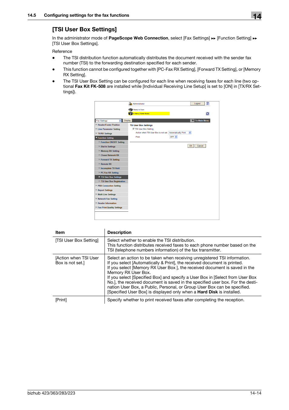 Tsi user box settings, Tsi user box settings] -14 | Konica Minolta BIZHUB 223 User Manual | Page 313 / 371
