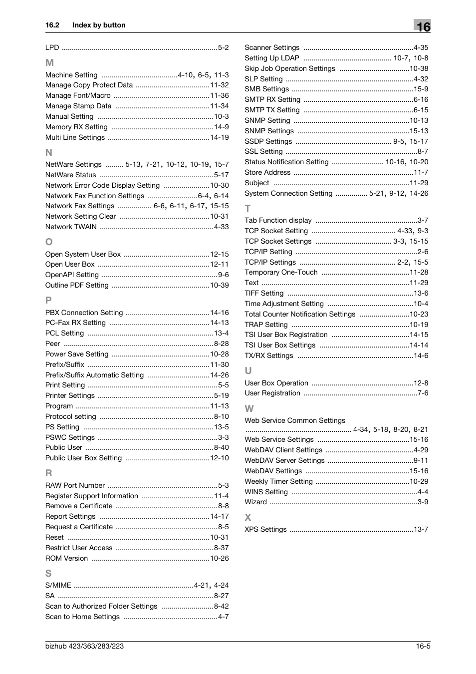 Konica Minolta BIZHUB 223 User Manual | Page 370 / 371