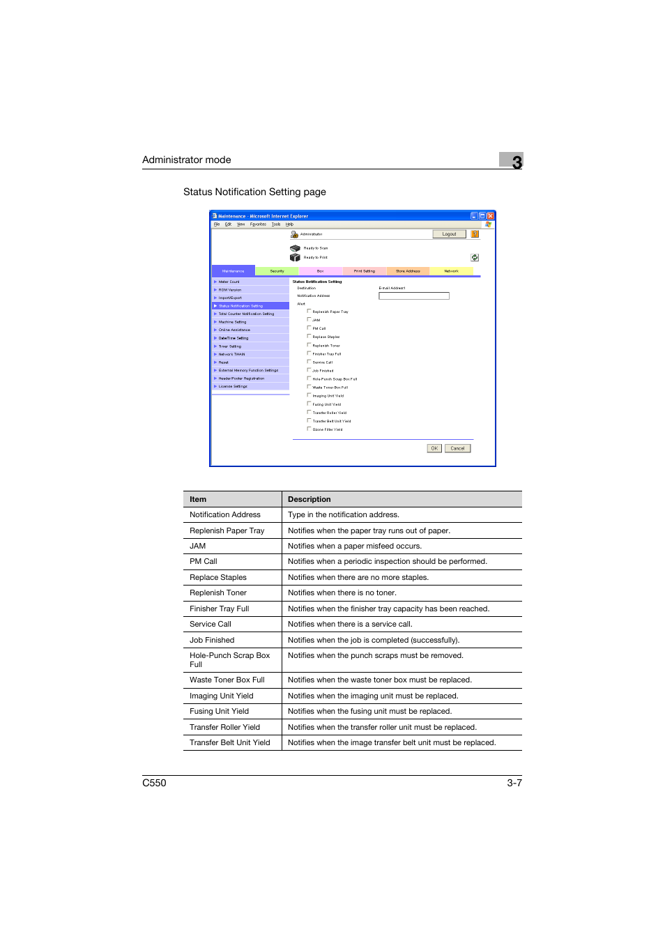 Konica Minolta bizhub C550 User Manual | Page 114 / 243