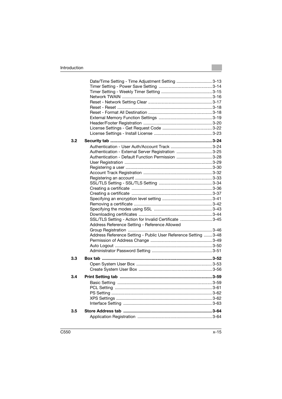 Konica Minolta bizhub C550 User Manual | Page 16 / 243