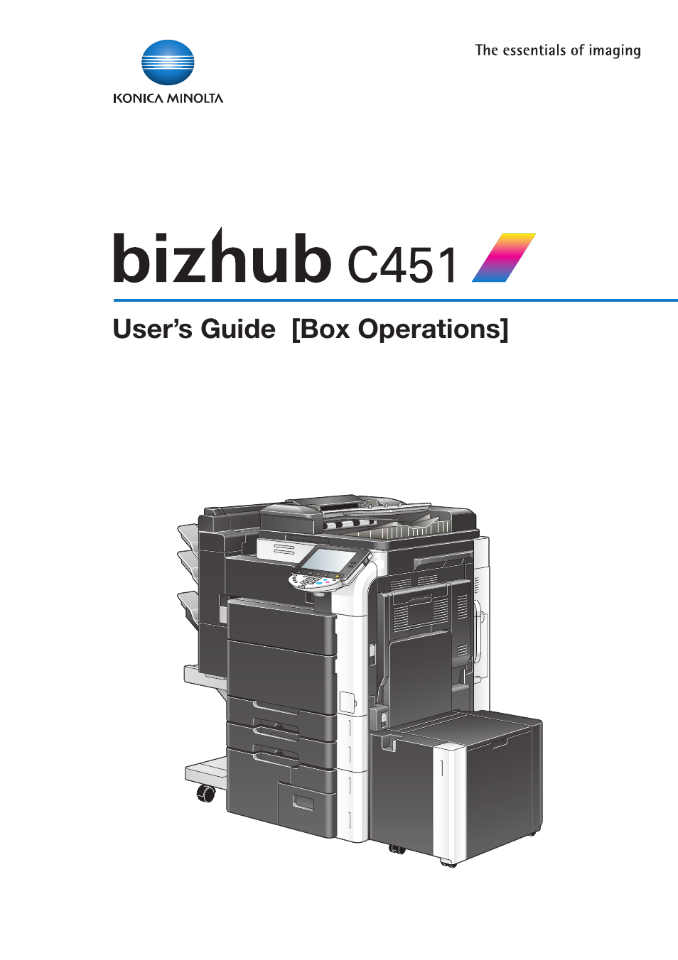 Konica Minolta bizhub C451 User Manual | 354 pages