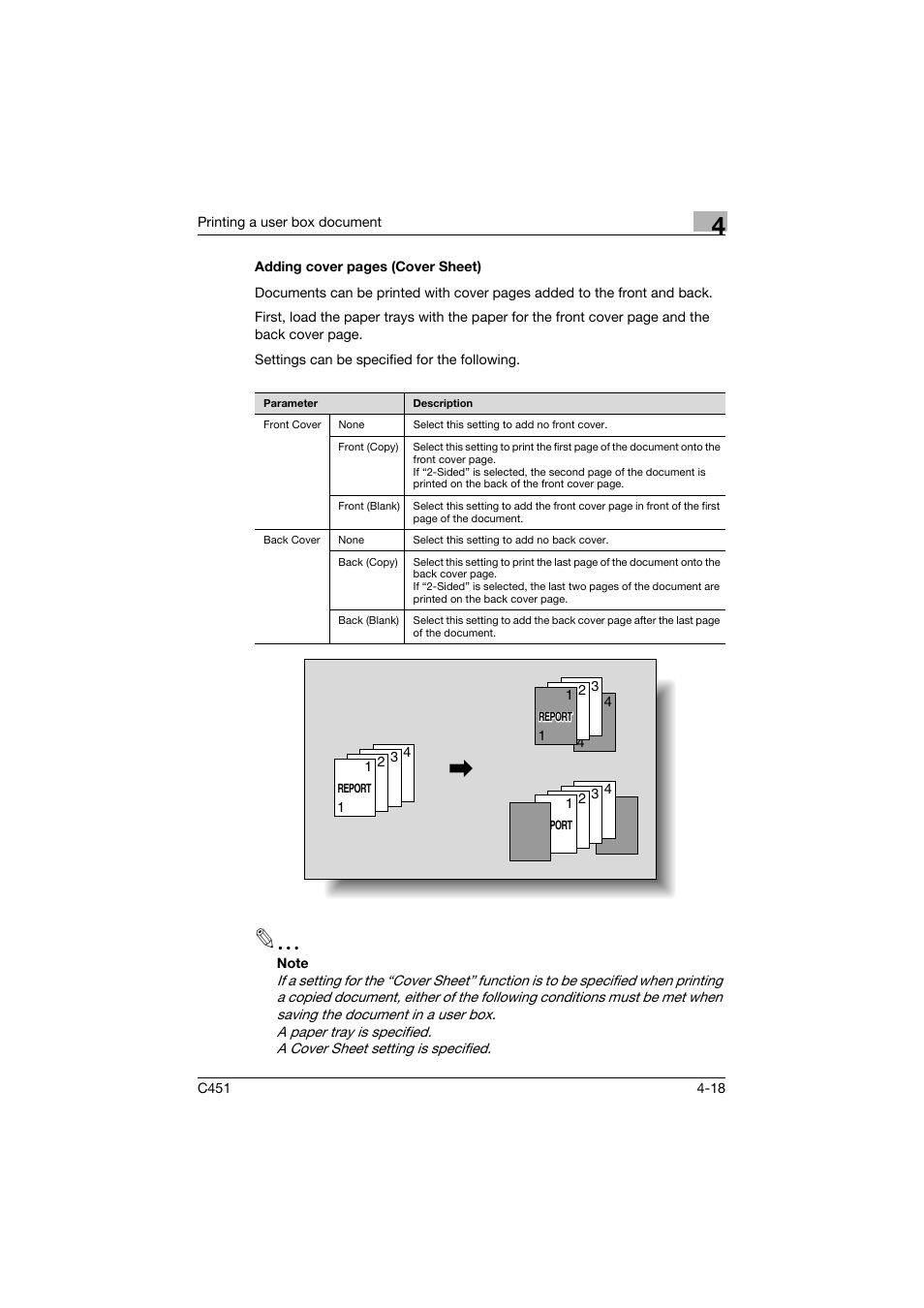 P. 4-18 | Konica Minolta bizhub C451 User Manual | Page 153 / 354