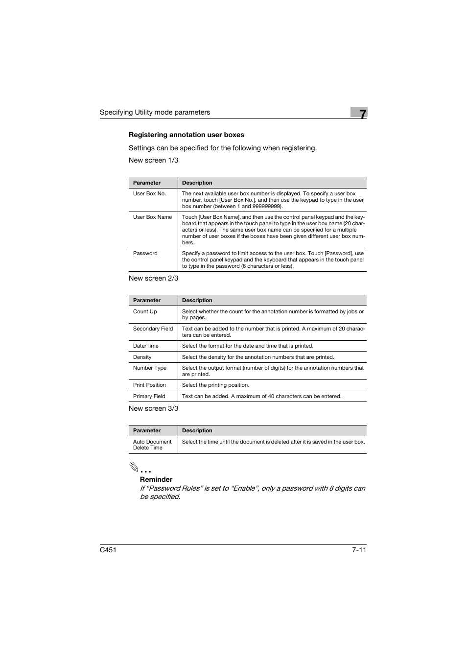 Registering annotation user boxes, Registering annotation user boxes -11 | Konica Minolta bizhub C451 User Manual | Page 303 / 354