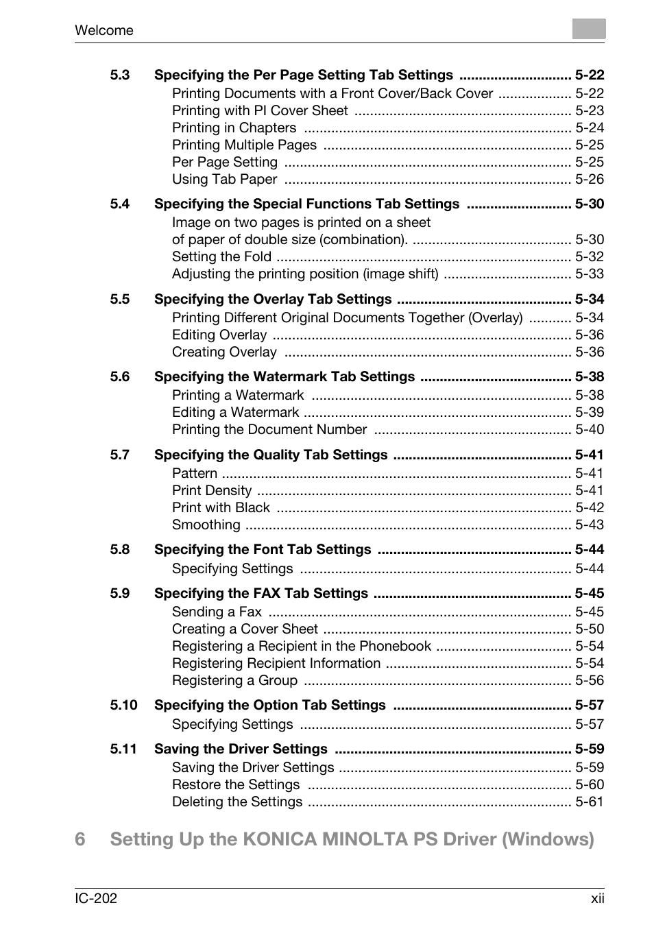 6setting up the konica minolta ps driver (windows) | Konica Minolta bizhub 750 User Manual | Page 13 / 420