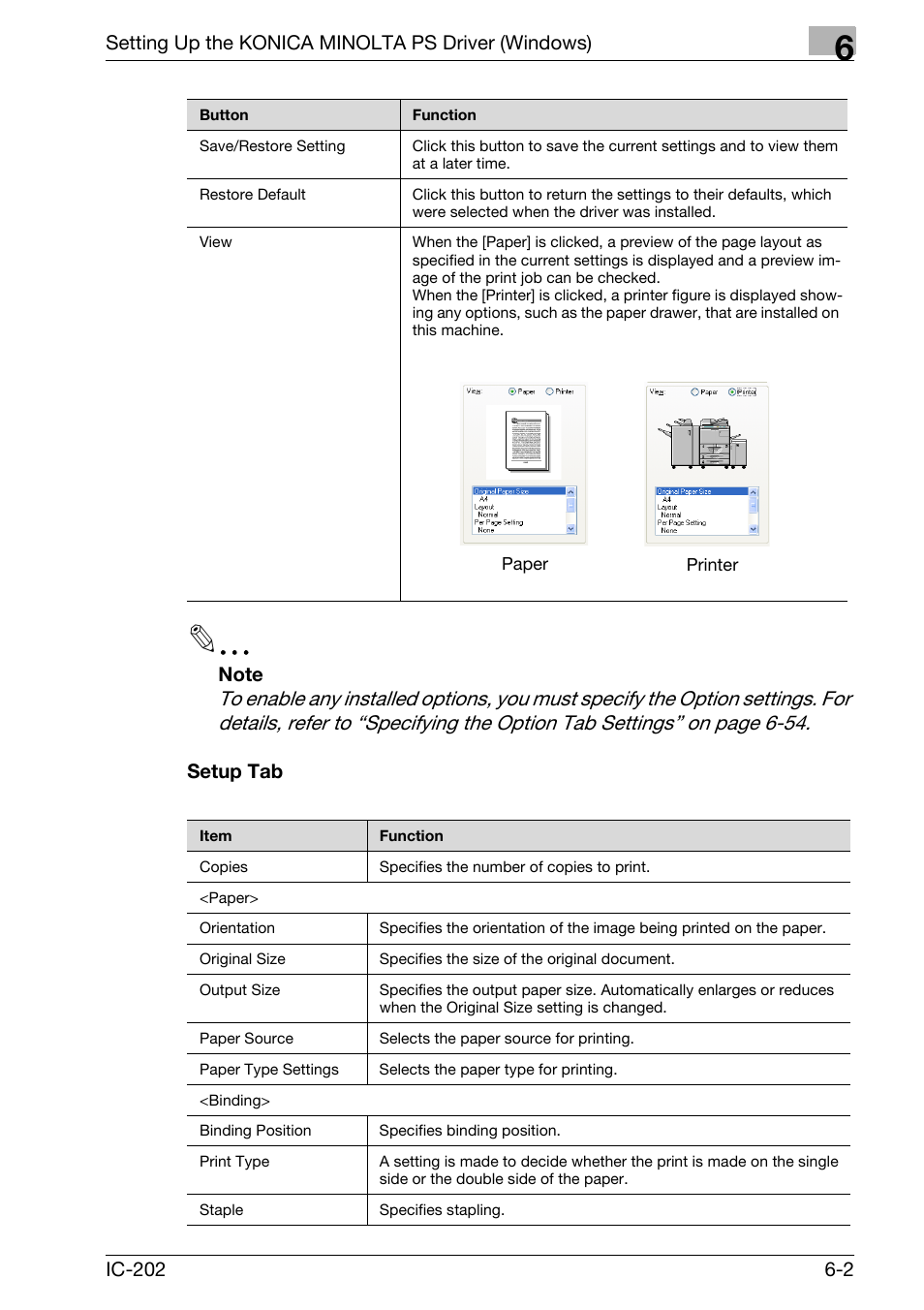 Setup tab -2 | Konica Minolta bizhub 750 User Manual | Page 198 / 420