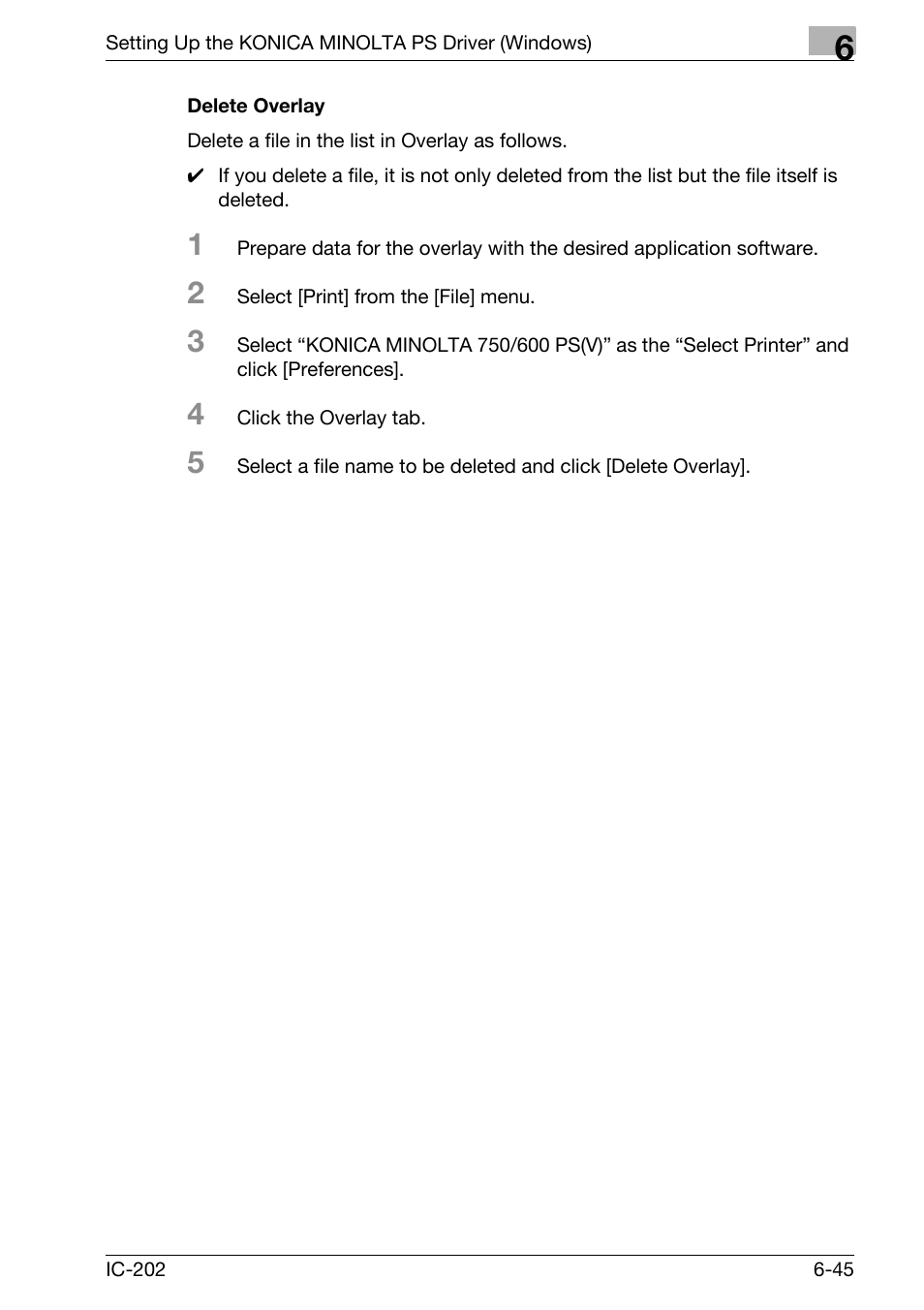 Delete overlay -45 | Konica Minolta bizhub 750 User Manual | Page 241 / 420