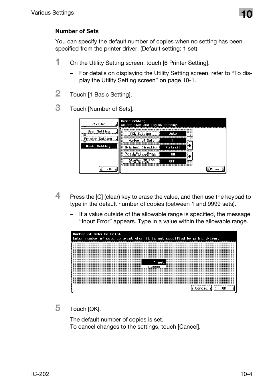 Number of sets -4 | Konica Minolta bizhub 750 User Manual | Page 298 / 420