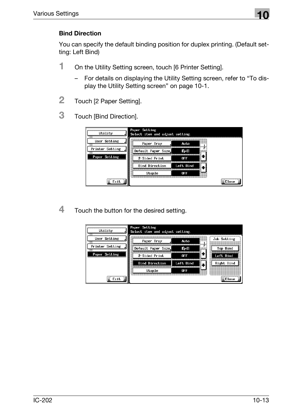 Bind direction -13 | Konica Minolta bizhub 750 User Manual | Page 307 / 420