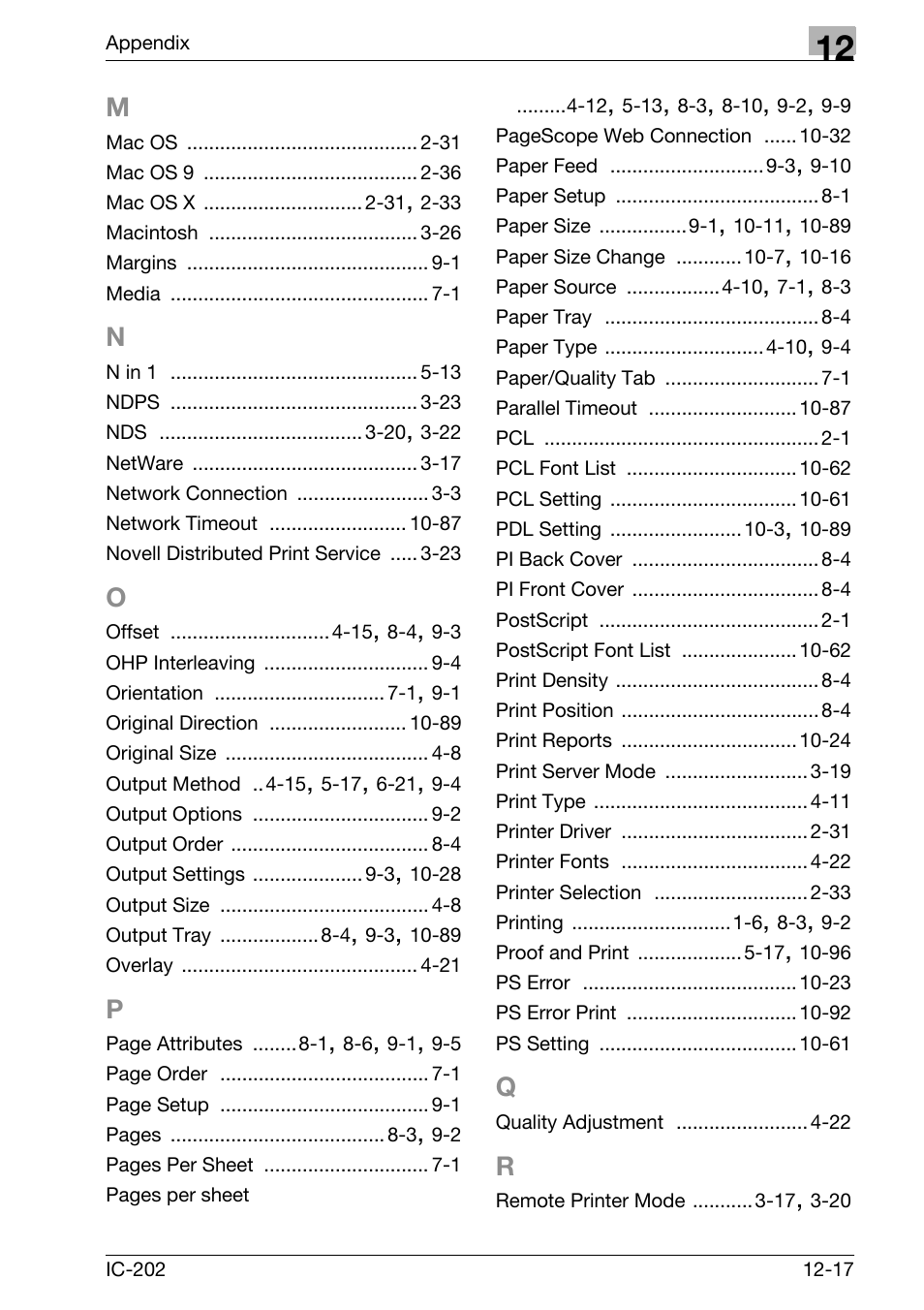 Konica Minolta bizhub 750 User Manual | Page 418 / 420