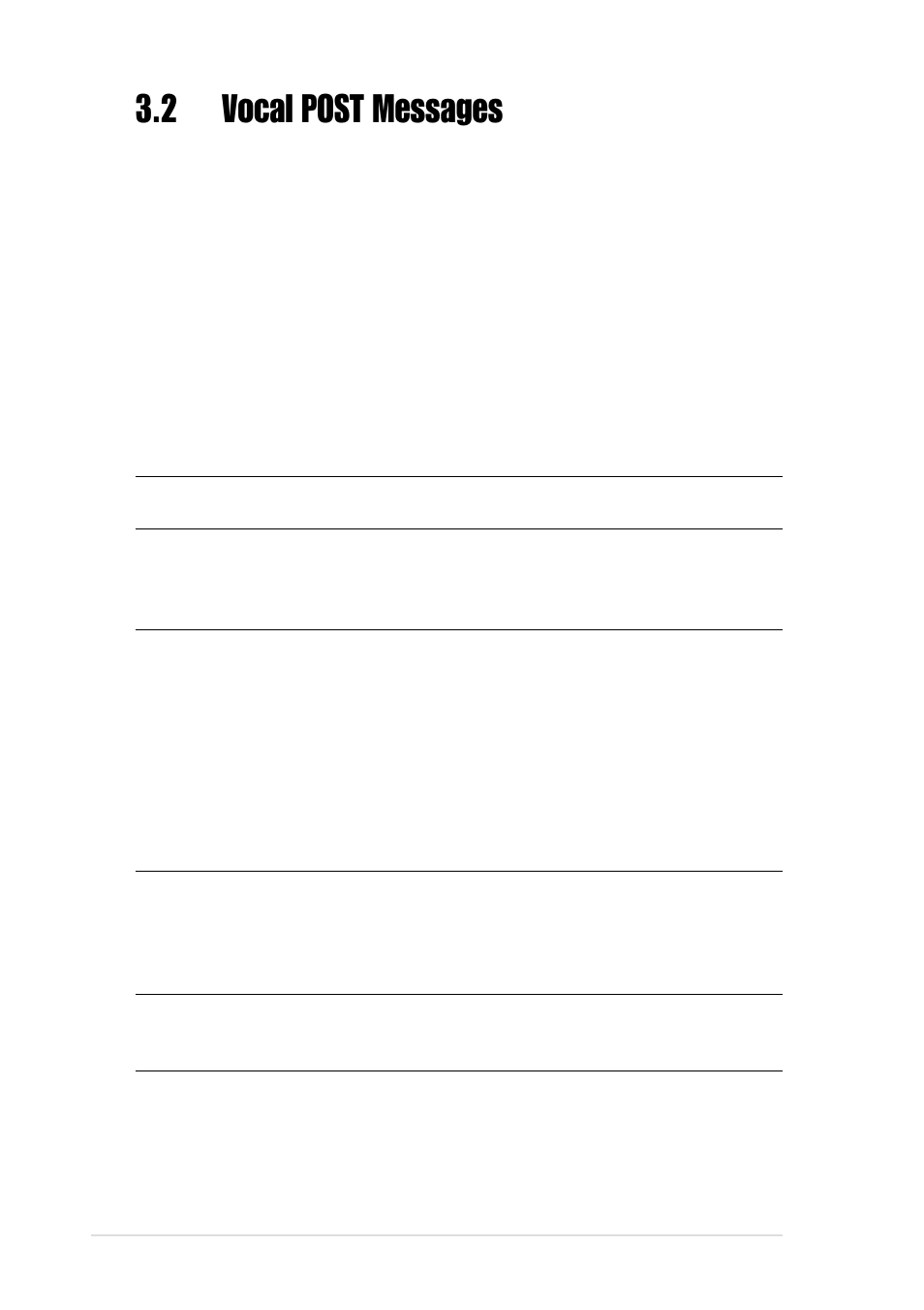 2 vocal post messages | Asus P4C800-E User Manual | Page 64 / 149