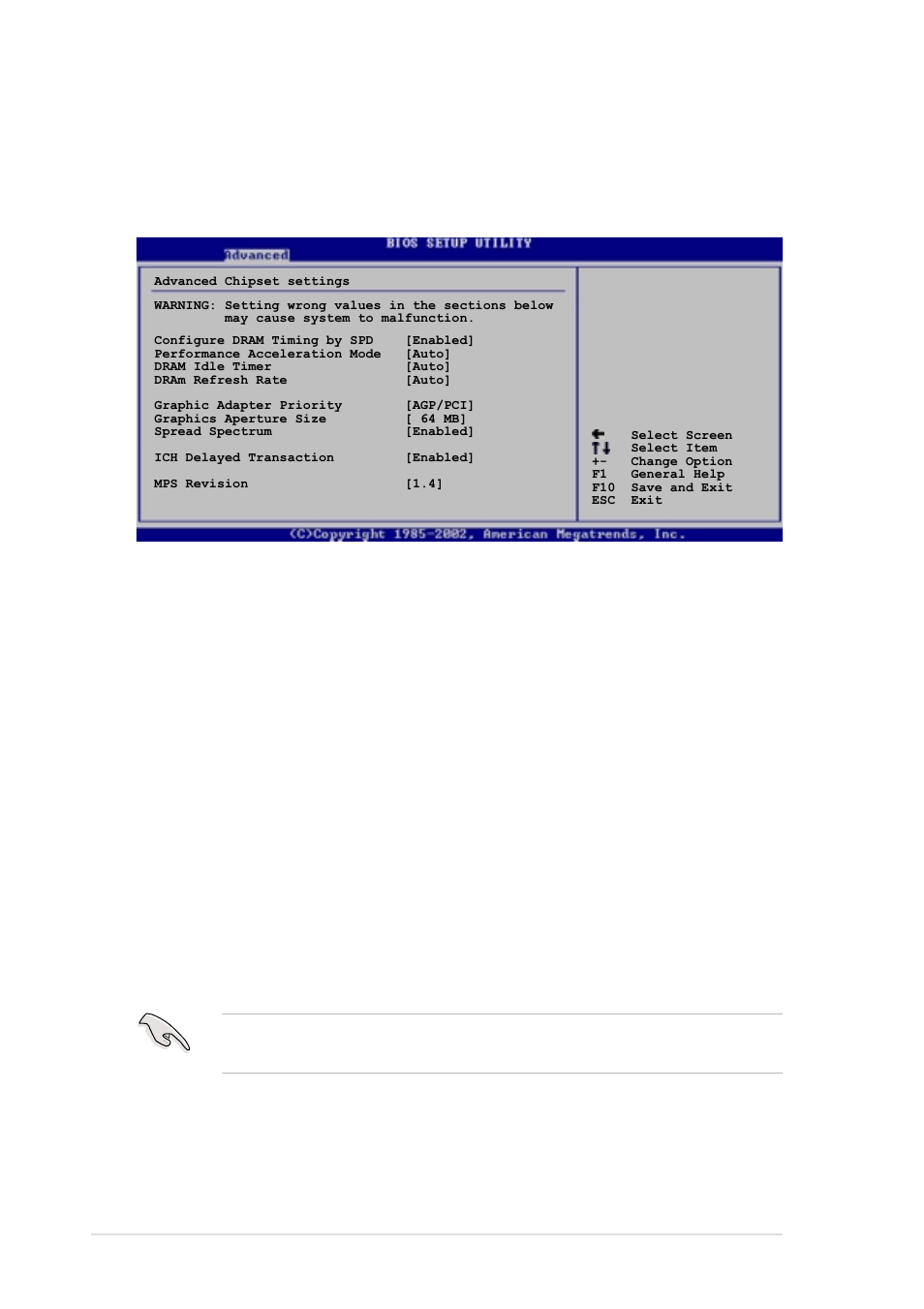 3 chipset, Configure dram timing by spd [enabled, Performance acceleration mode [auto | Dram idle timer [auto, Dram refresh mode [auto | Asus P4C800-E User Manual | Page 86 / 149