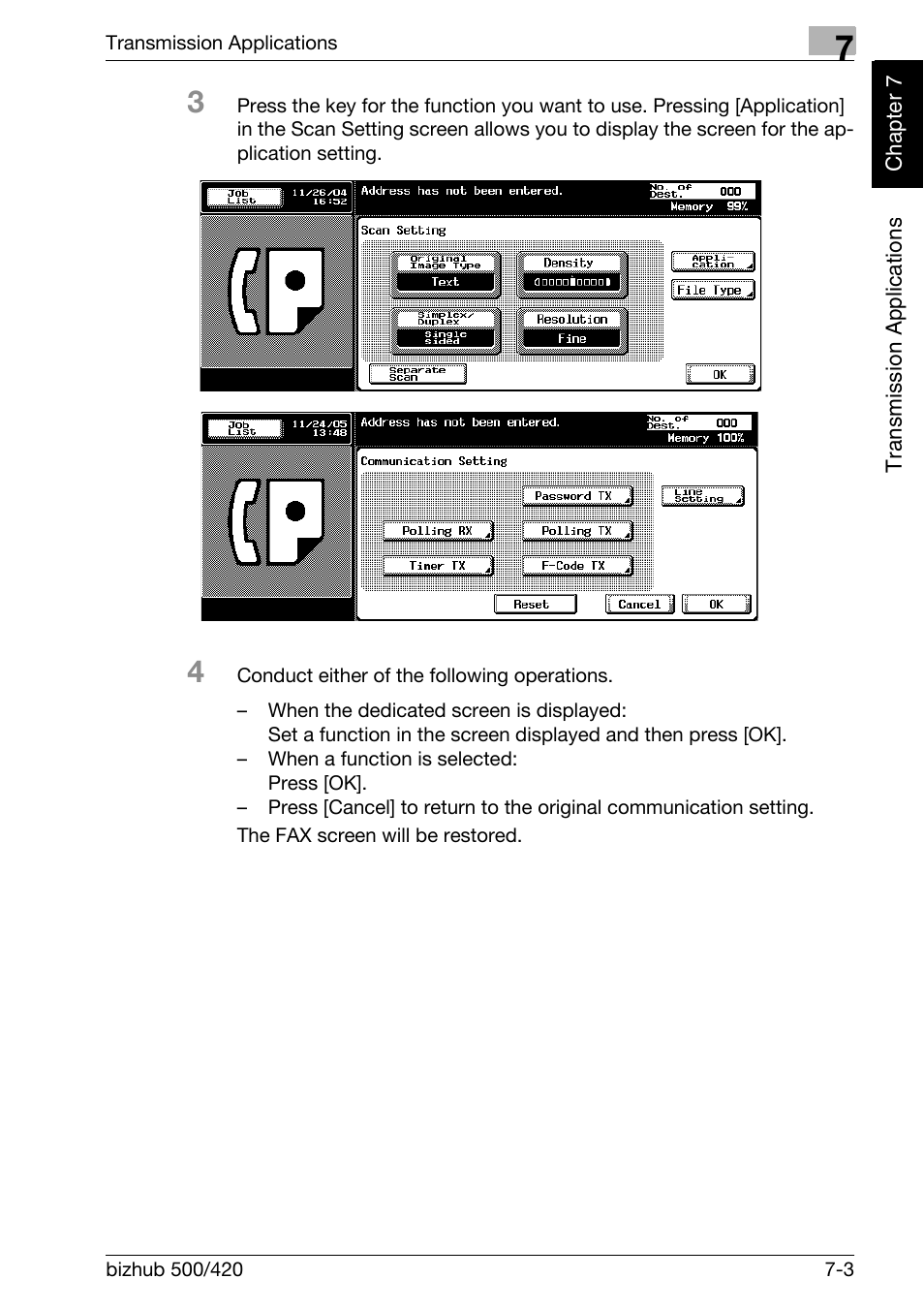 Konica Minolta bizhub 420 User Manual | Page 124 / 346