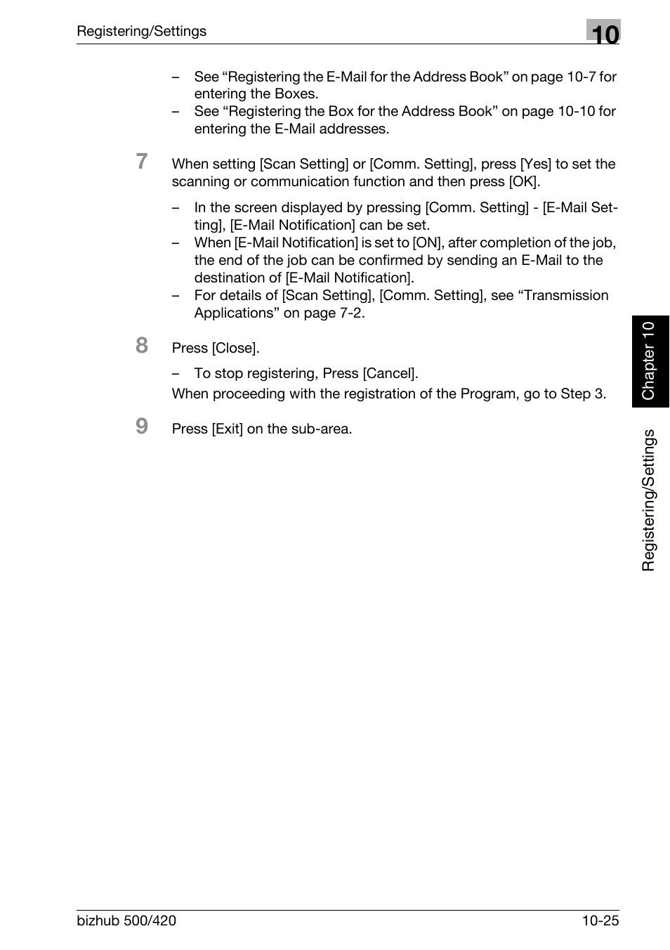 Konica Minolta bizhub 420 User Manual | Page 204 / 346