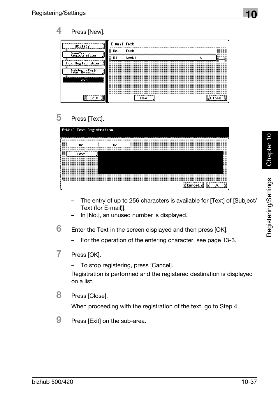 Konica Minolta bizhub 420 User Manual | Page 216 / 346