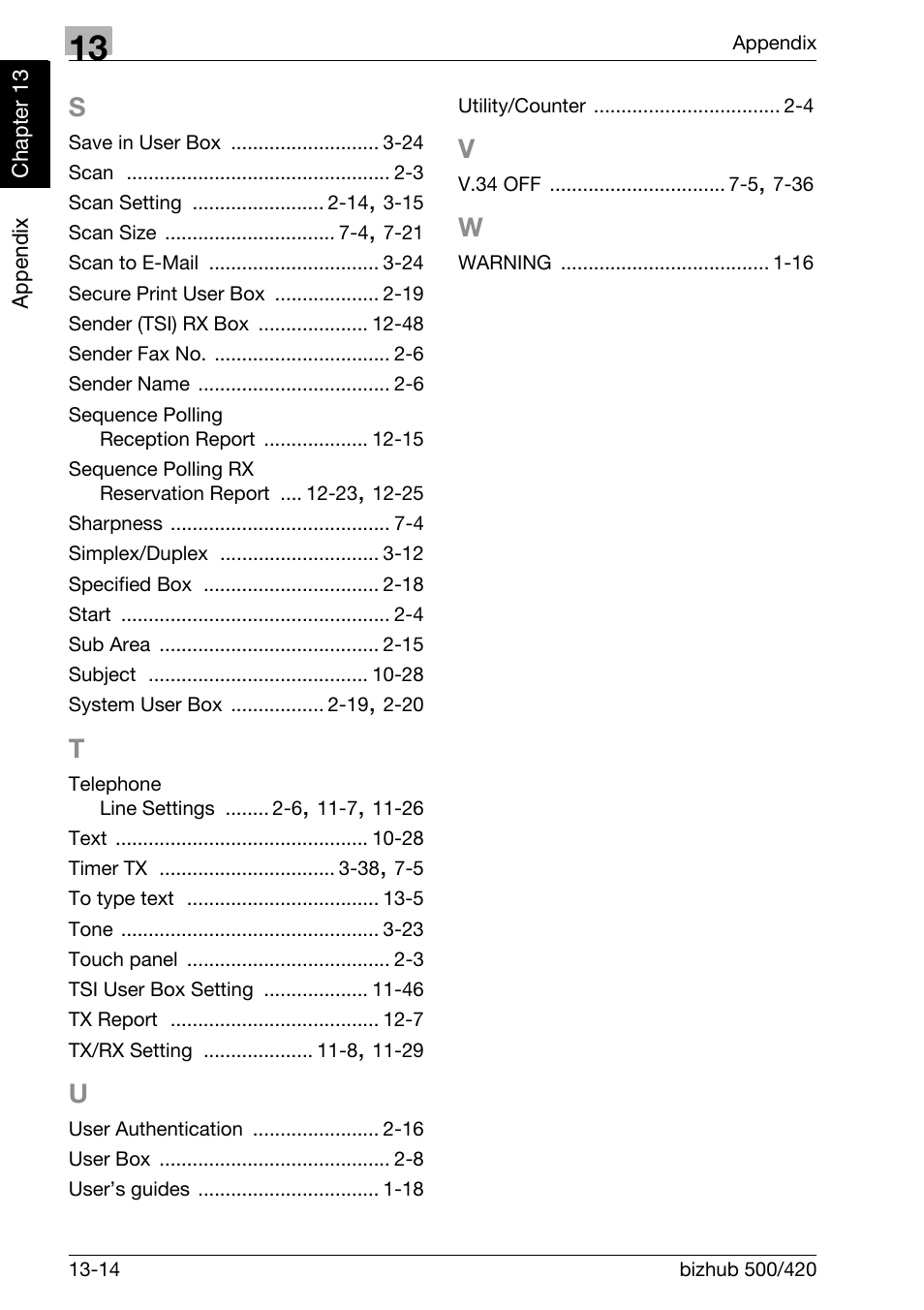 Konica Minolta bizhub 420 User Manual | Page 343 / 346