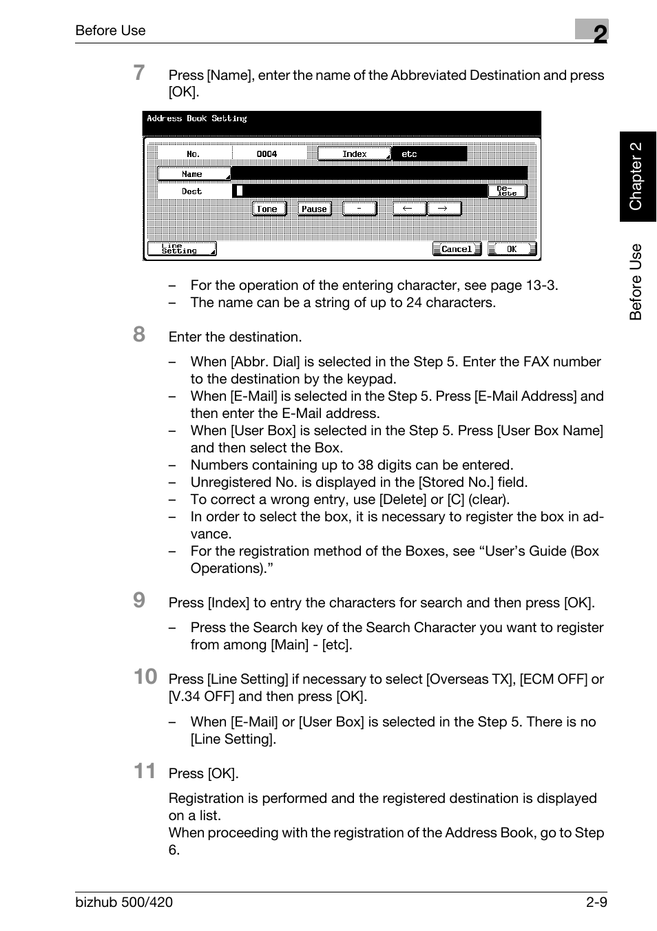 Konica Minolta bizhub 420 User Manual | Page 38 / 346