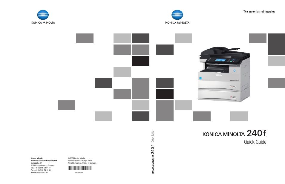 Konica Minolta Konica Minolta 240f User Manual | 140 pages