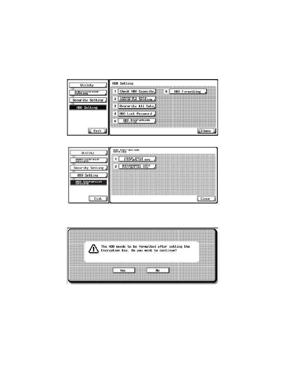 3 setting the encryption key (encryption word) | Konica Minolta bizhub 420 User Manual | Page 7 / 28