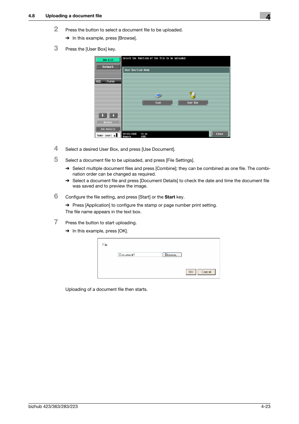 Konica Minolta BIZHUB 223 User Manual | Page 42 / 112