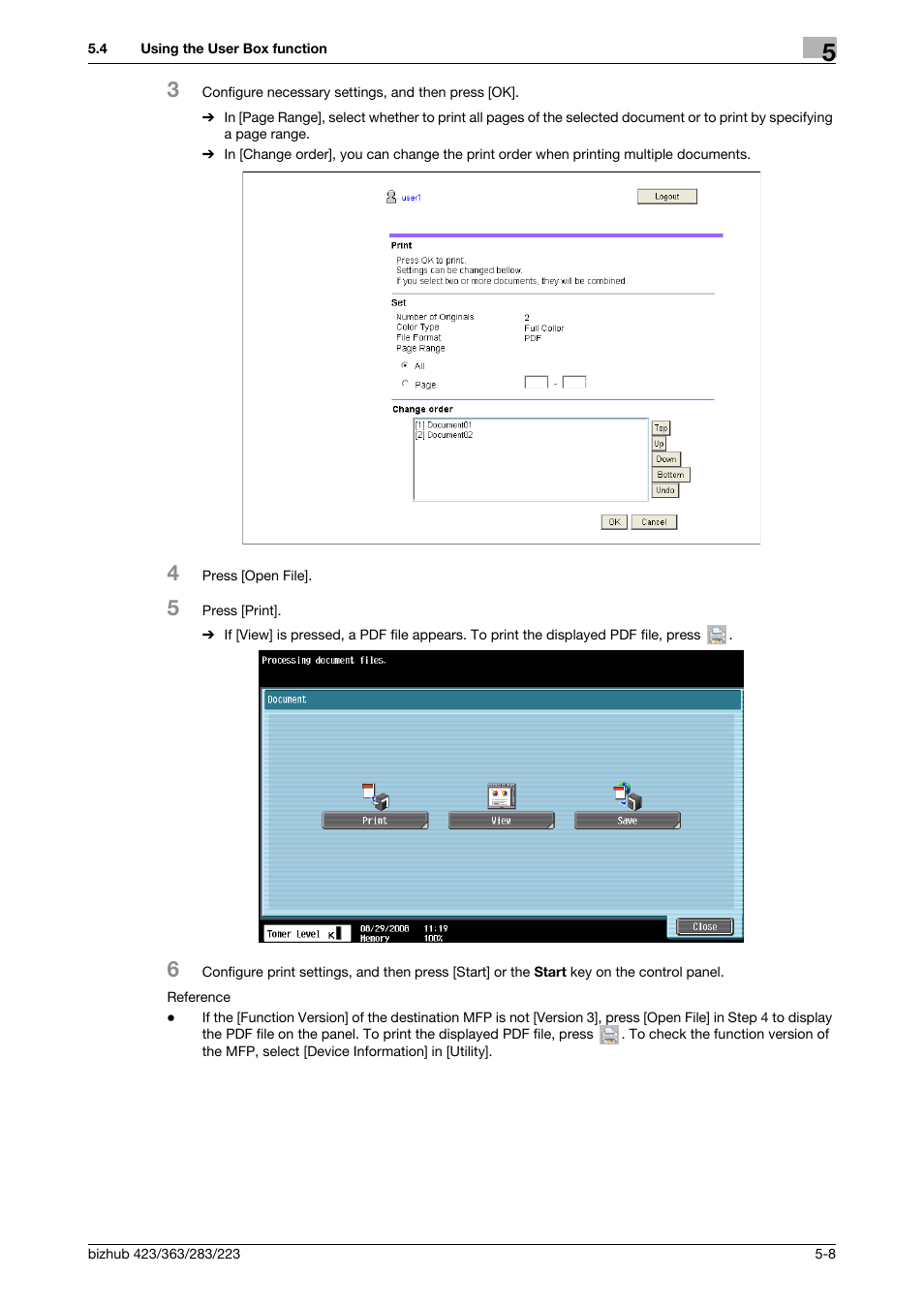 Konica Minolta BIZHUB 223 User Manual | Page 50 / 112