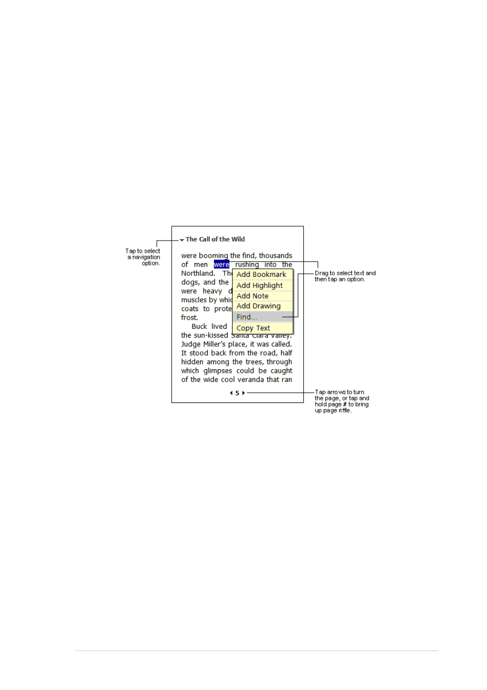 Reading a book | Asus MyPal A620 User Manual | Page 107 / 136