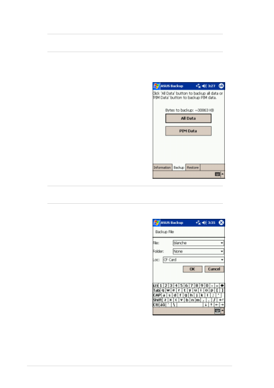 Asus MyPal A620 User Manual | Page 44 / 136