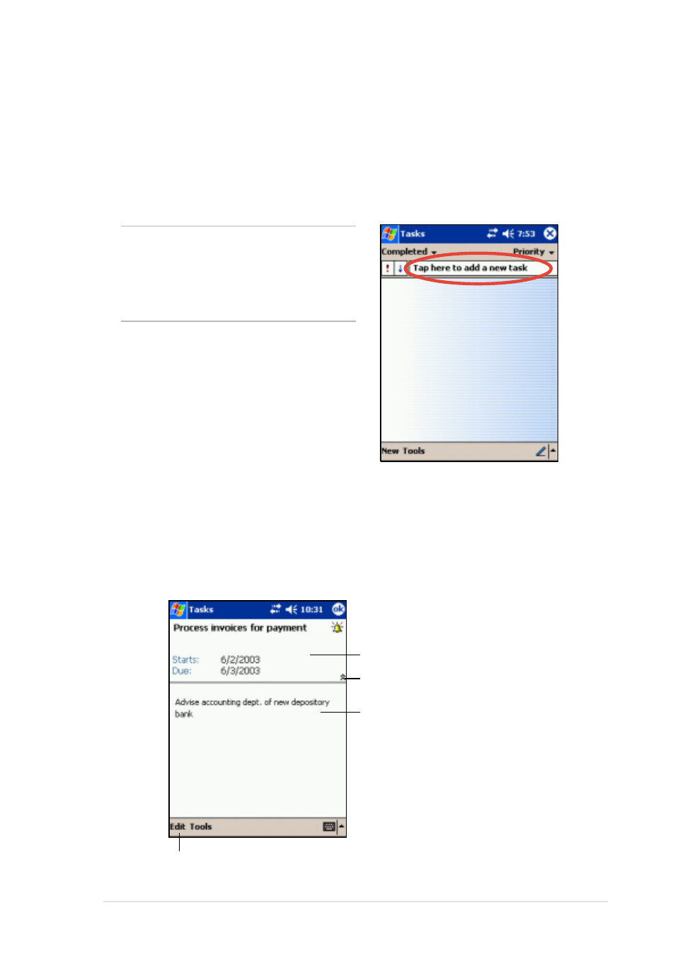 Using the summary screen | Asus MyPal A620 User Manual | Page 77 / 136