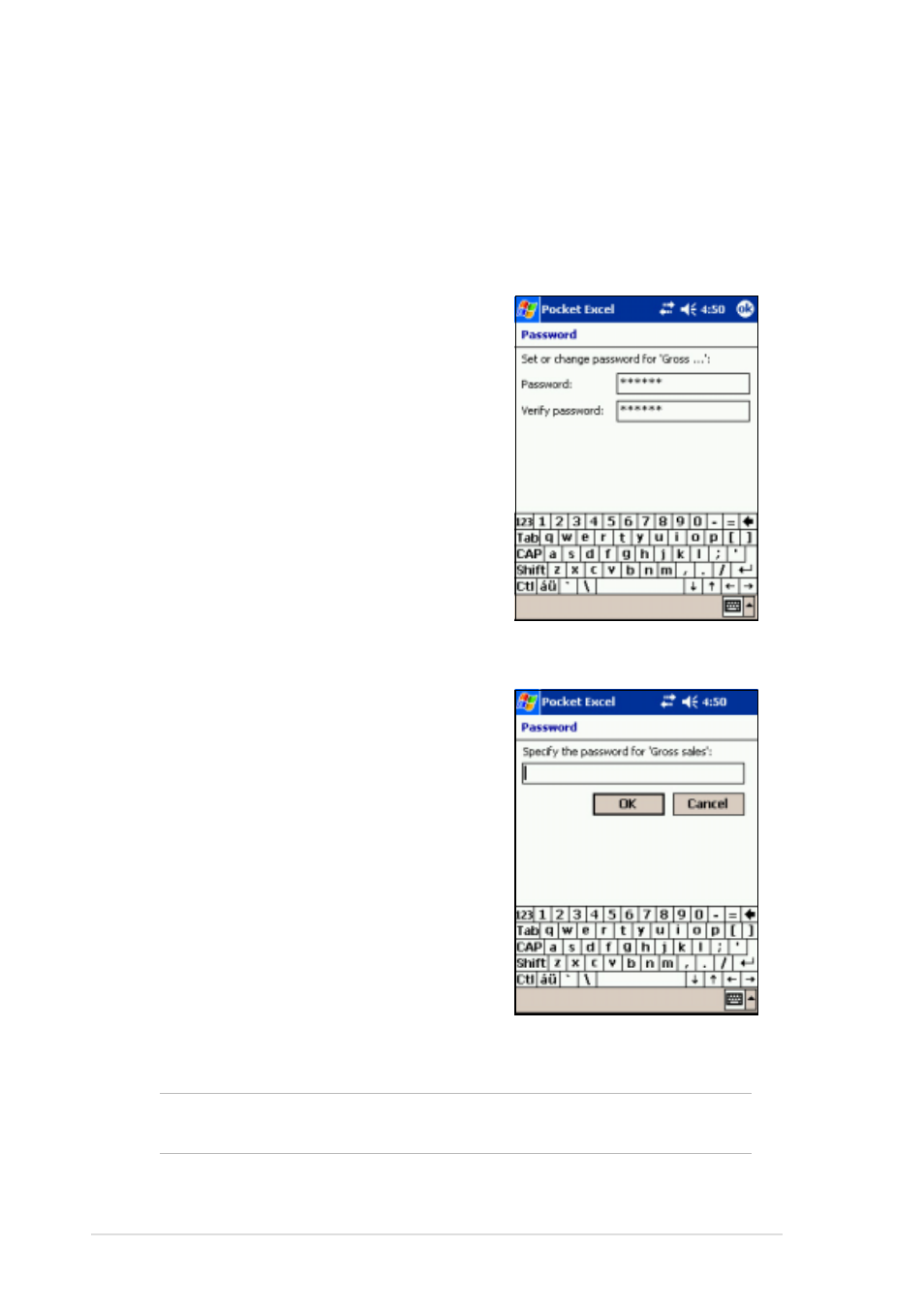 Securing your excel document | Asus MyPal A620 User Manual | Page 98 / 136