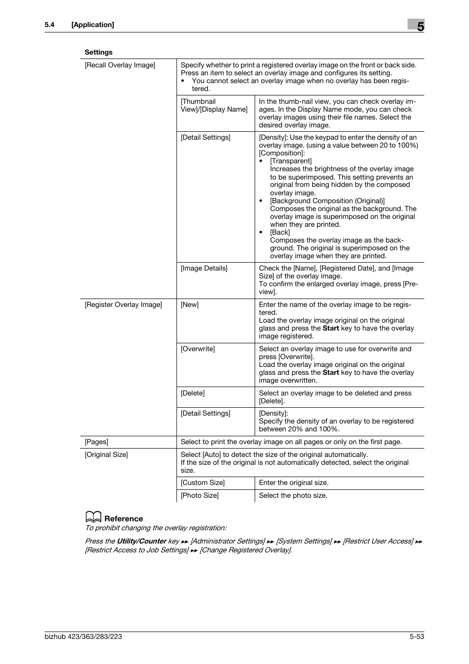 Konica Minolta BIZHUB 223 User Manual | Page 109 / 266