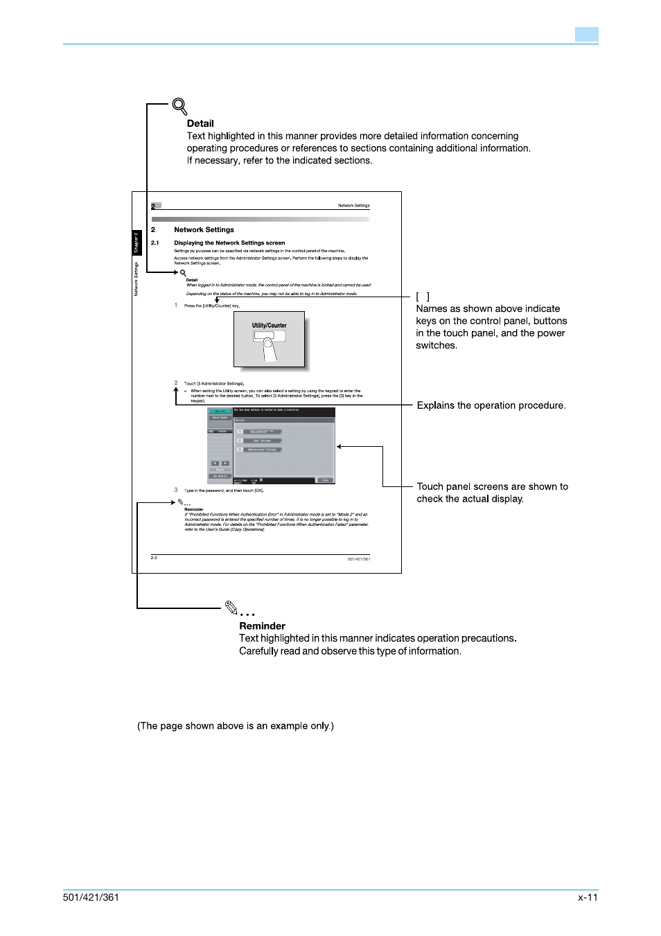 Konica Minolta bizhub 501 User Manual | Page 12 / 233