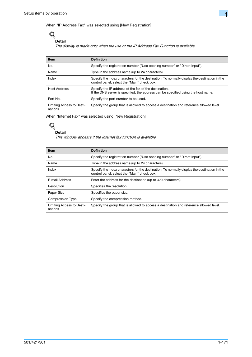 Konica Minolta bizhub 501 User Manual | Page 184 / 233