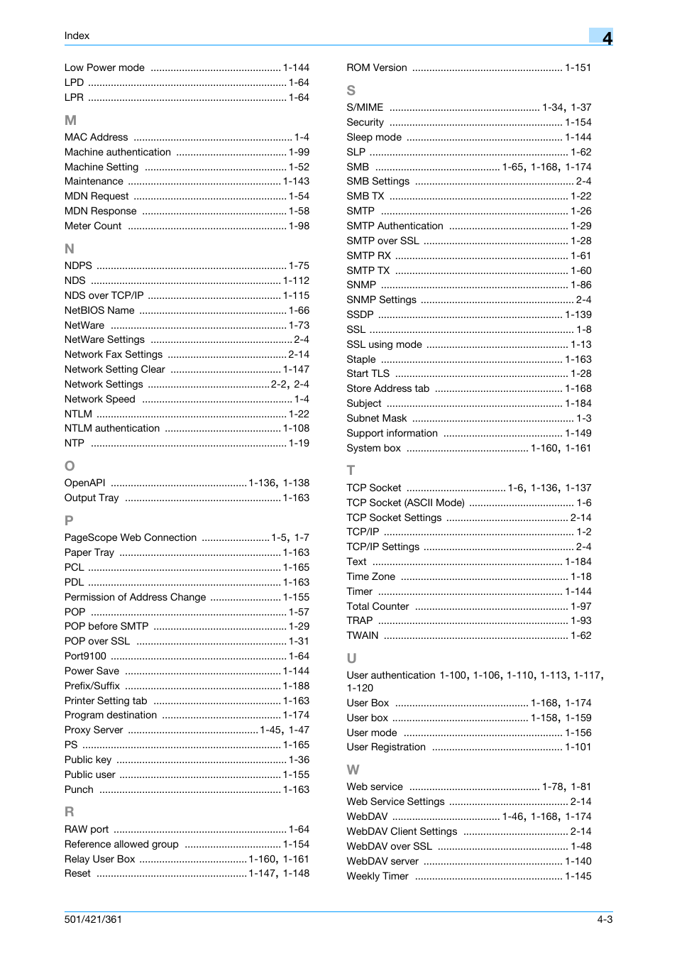 Konica Minolta bizhub 501 User Manual | Page 231 / 233