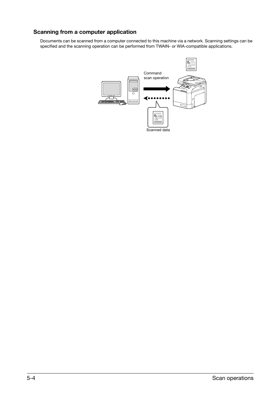 Scanning from a computer application, Scanning from a computer application -4 | Konica Minolta bizhub C25 User Manual | Page 30 / 39