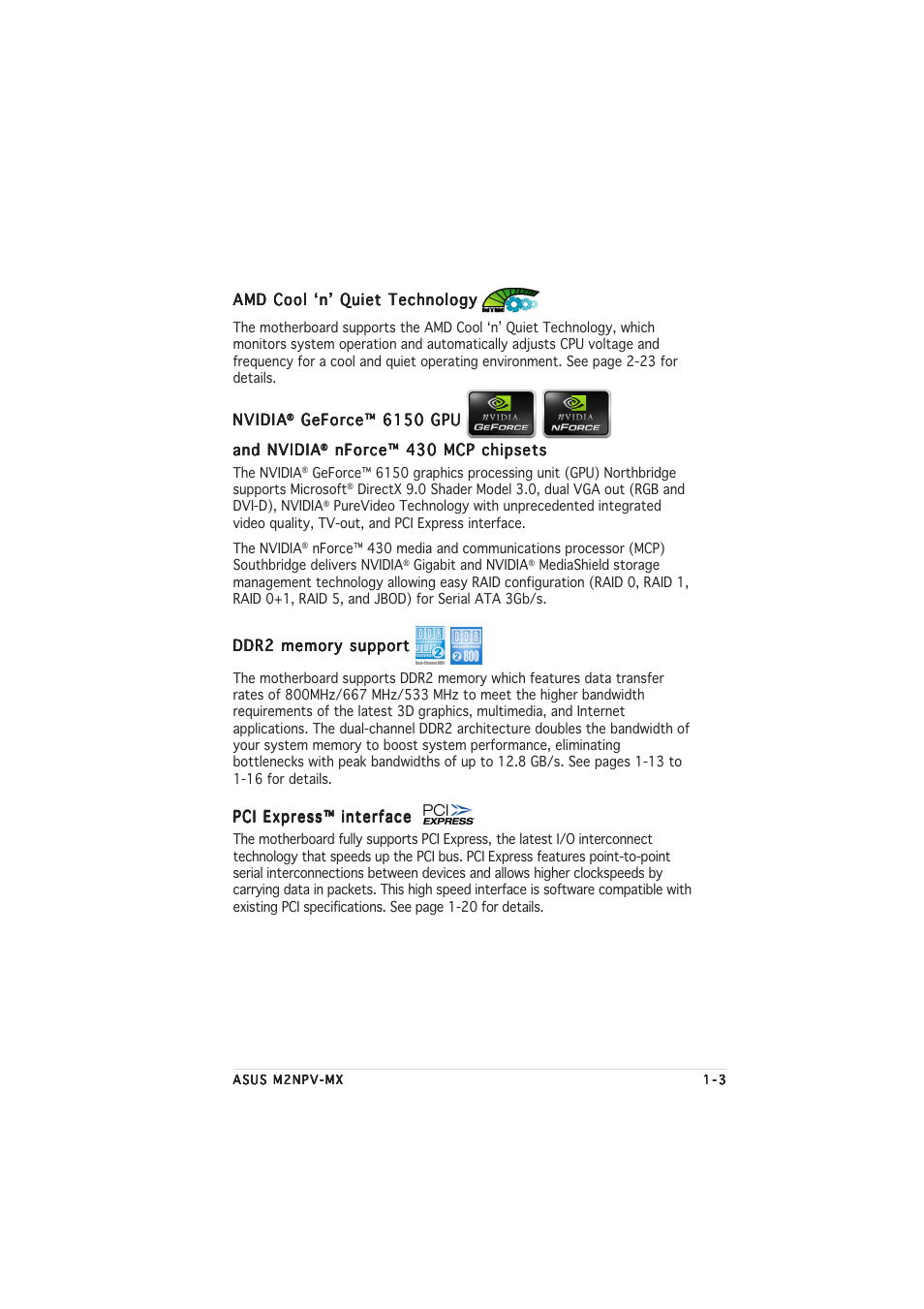 Asus M2NPV-MX User Manual | Page 13 / 96